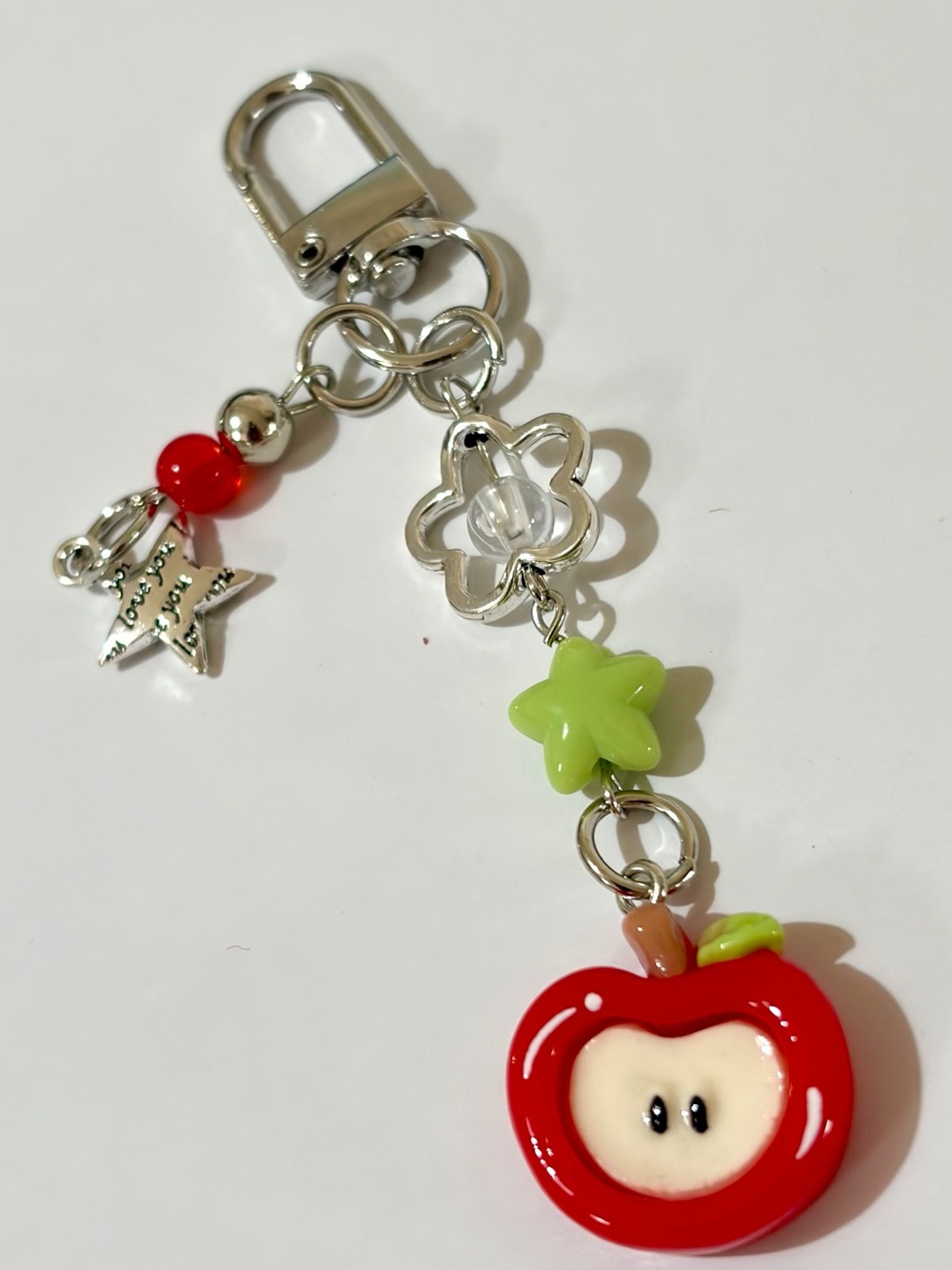Y2K Style Aesthetic Apple 🍎 Bag/Phone Charm